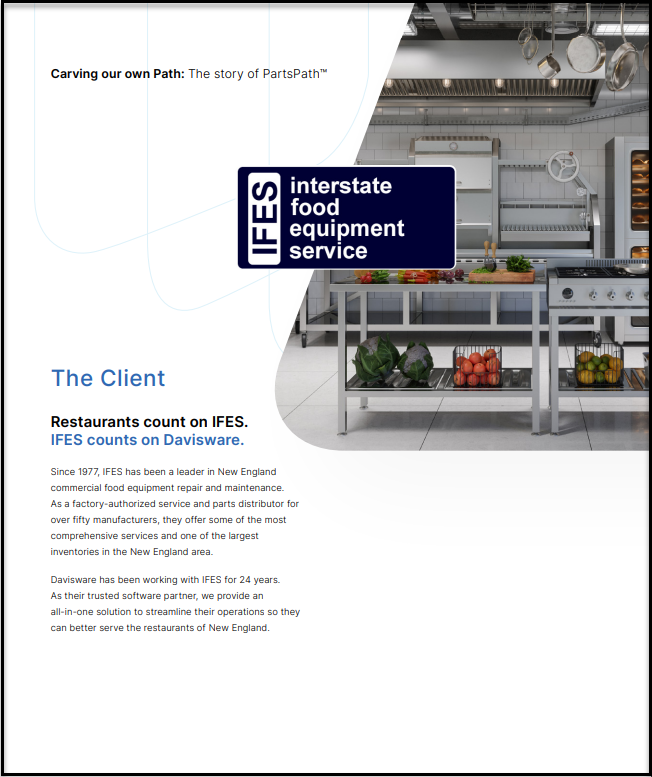 Commercial Food Equipment PartsPath Case Study